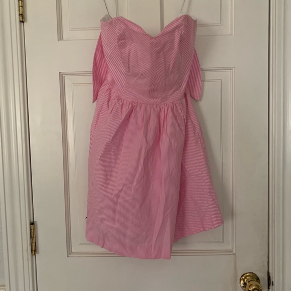 Lilly Pulitzer Pink Strapless Dress Size 0 - Picture 2 of 4